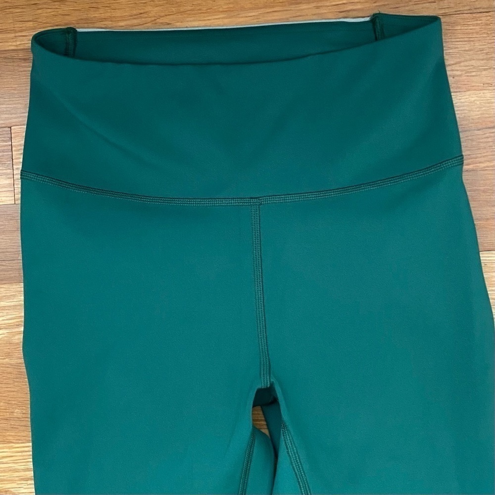 Outdoor Voices FrostKnit 7/8 Cold Weather Athletic Legging Rainforest Green XS - Picture 5 of 7